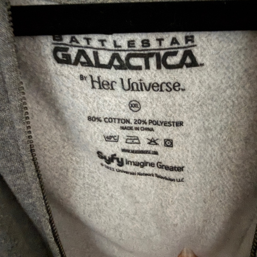 Her Universe Battlestar Galactica Zip Up Hoodie - Picture 3 of 4